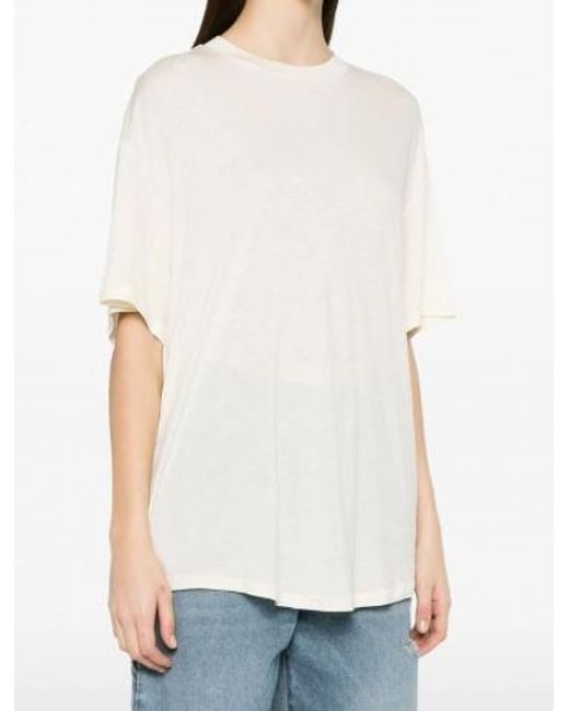 DARKPARK White Button-Back Top