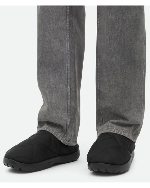Bottega Veneta Black Snap Slipper for men