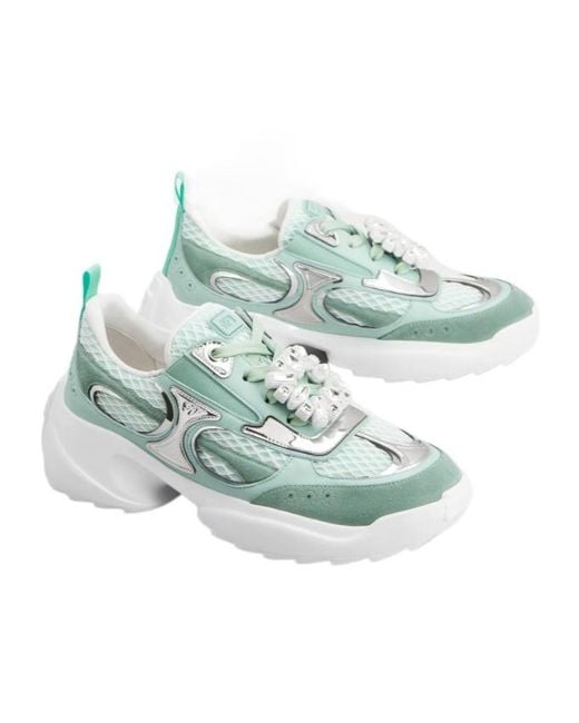 Roger Vivier Green Viv' O The Run Sneakers