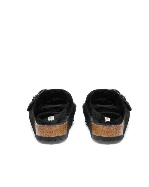 Birkenstock Black Logo Detail Sandals for men