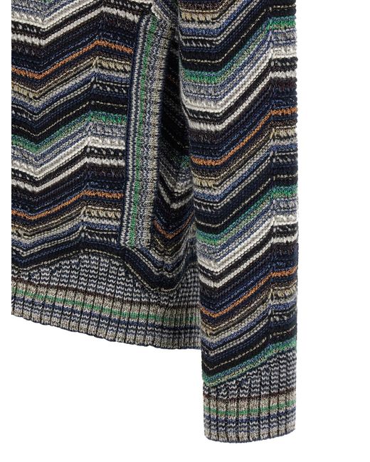 Missoni Black Zigzag Cardigan for men