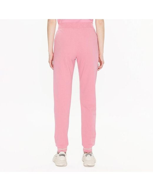 EA7 Pink Logo Sweatpants