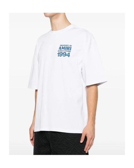 Amiri White Short-Sleeve T-Shirt for men