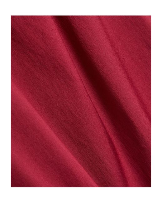 Max Mara Red Wide-Leg Trousers