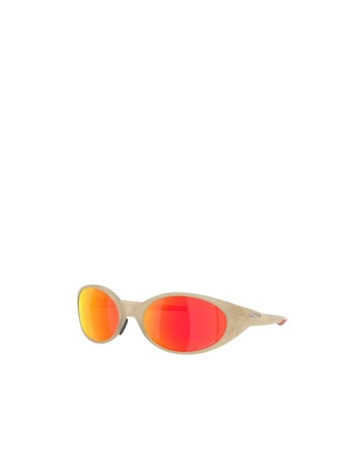 Oakley Red Oval-Frame Sunglasses