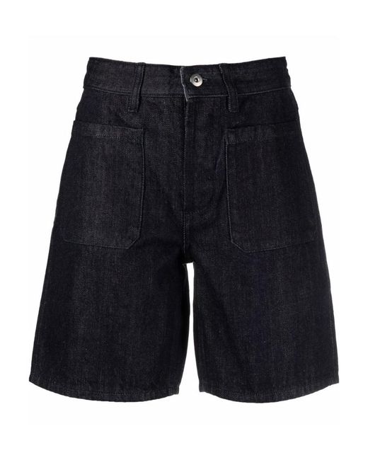 Jil Sander Blue Pocketed Denim Shorts