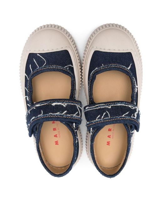 Marni Blue Velcro Sneakers