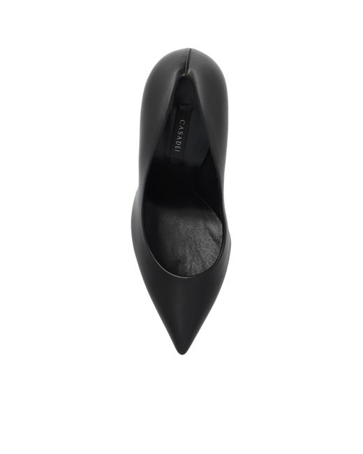 Casadei Black Blade Pointed Toe Pumps