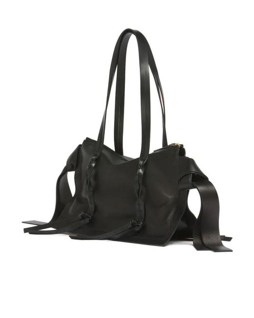 Marni Black Leather Amulet Small Bag