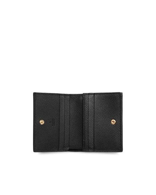 Gucci Gray Gg Marmont Bi-Color Card Case Wallet
