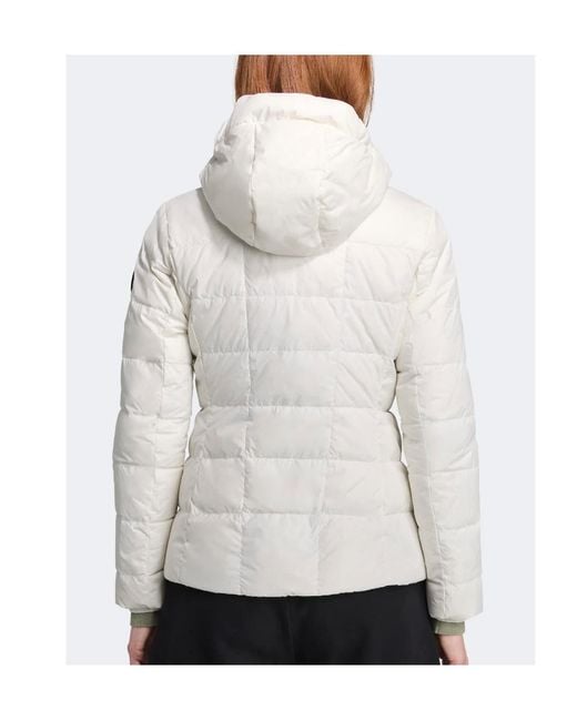 Canada Goose White Abbott Hoodie Label