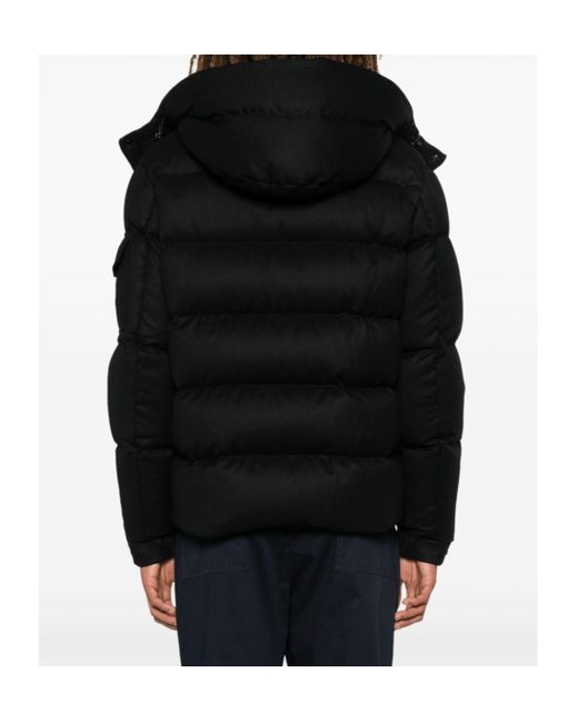 Moncler Black Maya 70 Hooded Jacket for men