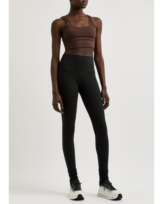 Varley Black Freesoft Stretch-Jersey Leggings