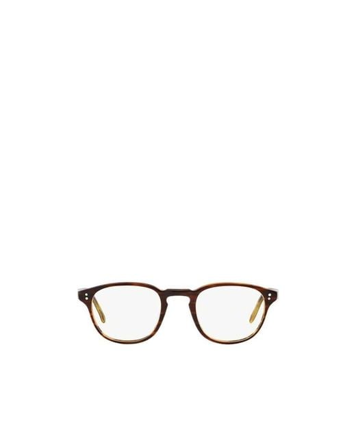 Oliver Peoples Metallic Fairmont Glasses for men