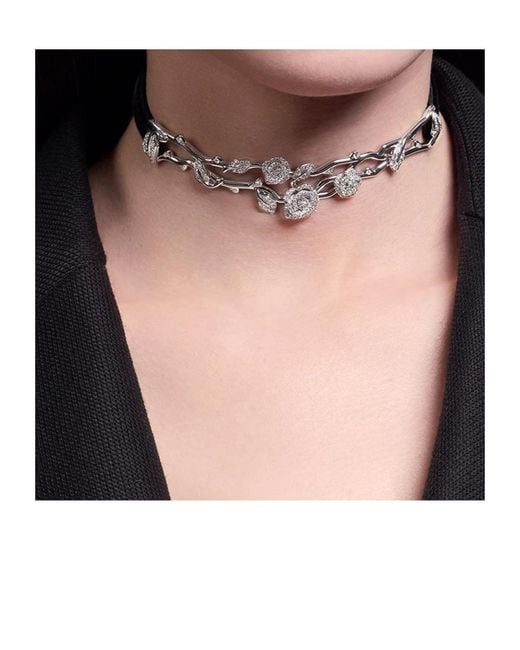 Dior White Rose Bagatelle Choker