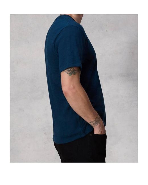 Rag & Bone Blue Short-Sleeved T-Shirt for men