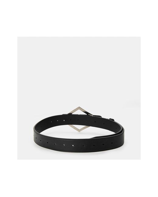 Balenciaga Black Logo Belt for men