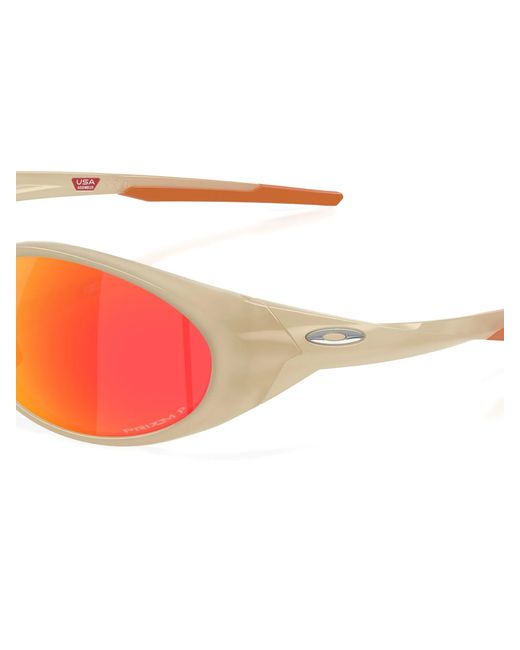 Oakley Red Oval-Frame Sunglasses