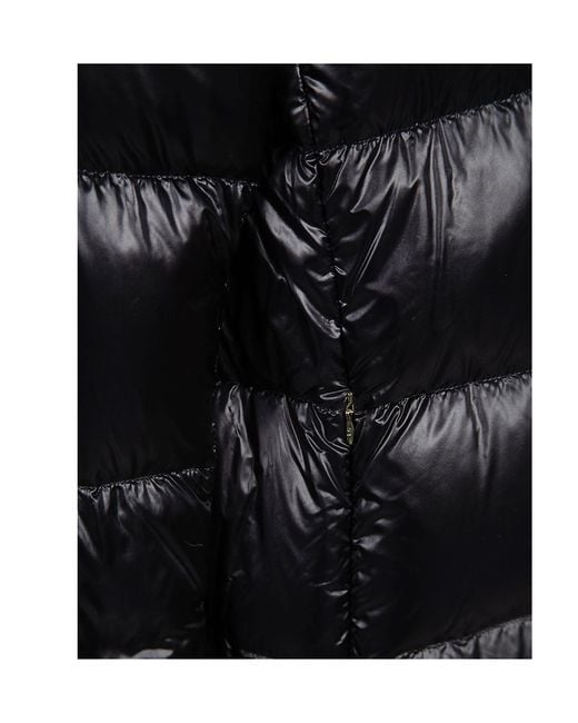 Herno Black High-Neck Zipped Down Jacket