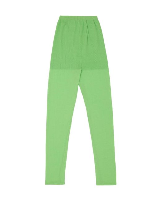 Paloma Wool Green Knitted Casual Pants