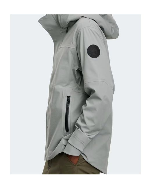 Canada Goose Gray Rupert Rain Jacket for men