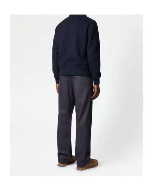 Tod's Blue Button-Up Bomber Jacket for men