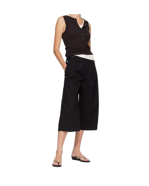 Citizens of Humanity Black Cocoon Pleated Trousers