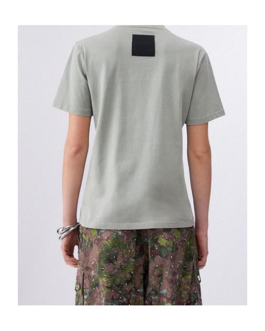 Liu Jo Gray Embellished T-Shirt