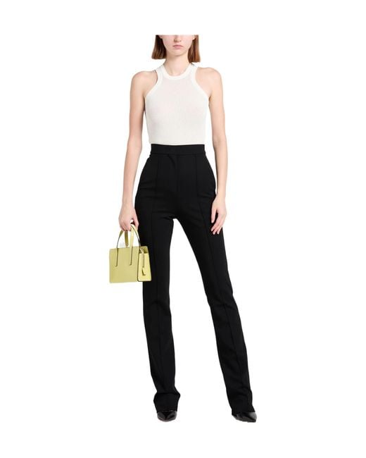 Max Mara Black Slim-Fit Flared Pants