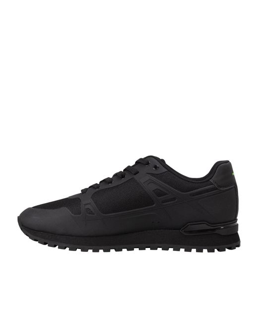 Boss Black Solid Color Sneakers for men