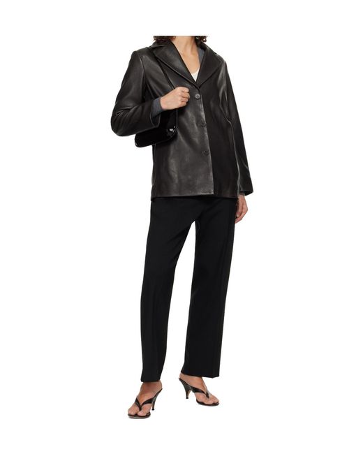 Nour Hammour Black Long-Sleeved Suit Jacket