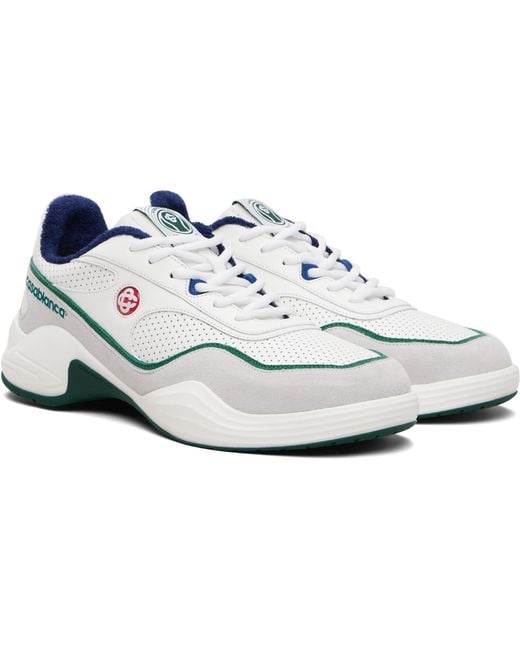 Casablanca White Court Championship Low-Top Sneakers for men