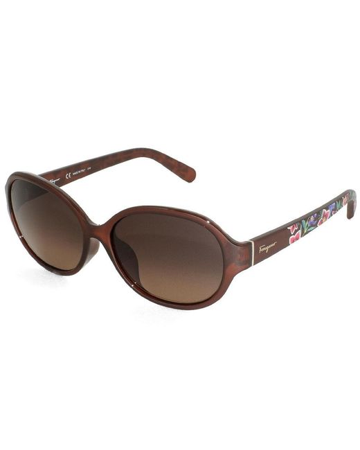 Ferragamo Multicolor Logo Sunglasses