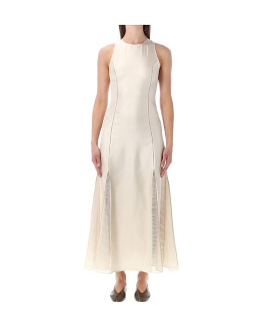 Loulou de Saison Natural Iraka Midi Dress