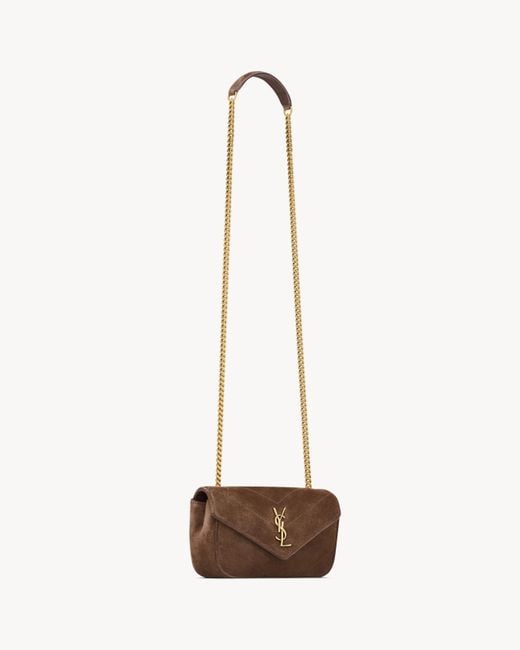 Saint Laurent White Flap Shoulder Bag