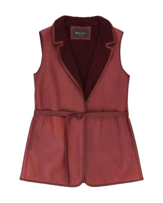 Loro Piana Red Sherman Hartfield Gilet