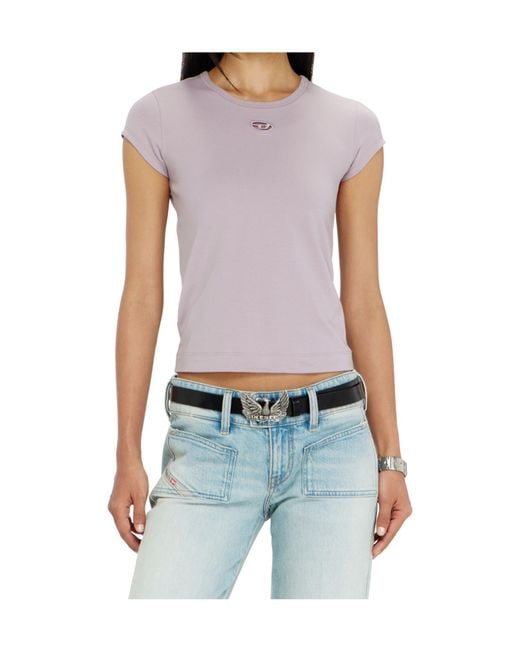 DIESEL Pink T-Angie-Od T-Shirt