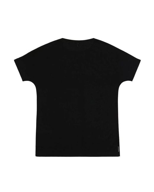 Armani Jeans Black Printed T-Shirt With Round Neck