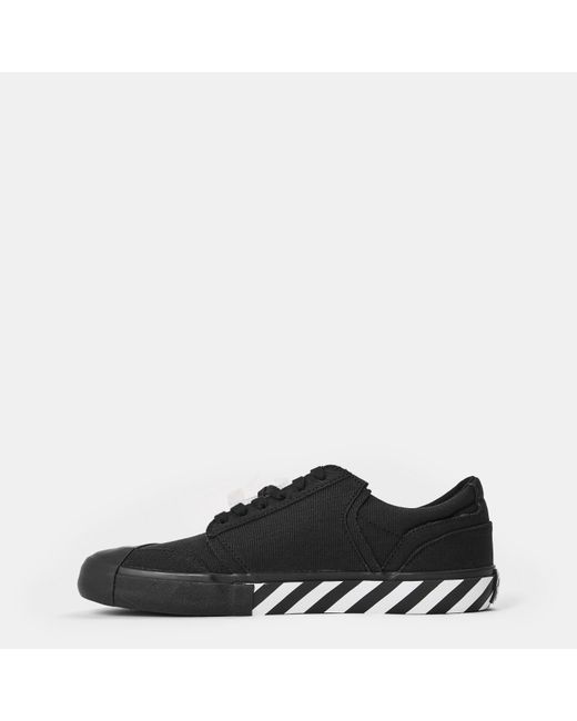 Off-White c/o Virgil Abloh Black Low-Top Canvas Sneakers for men