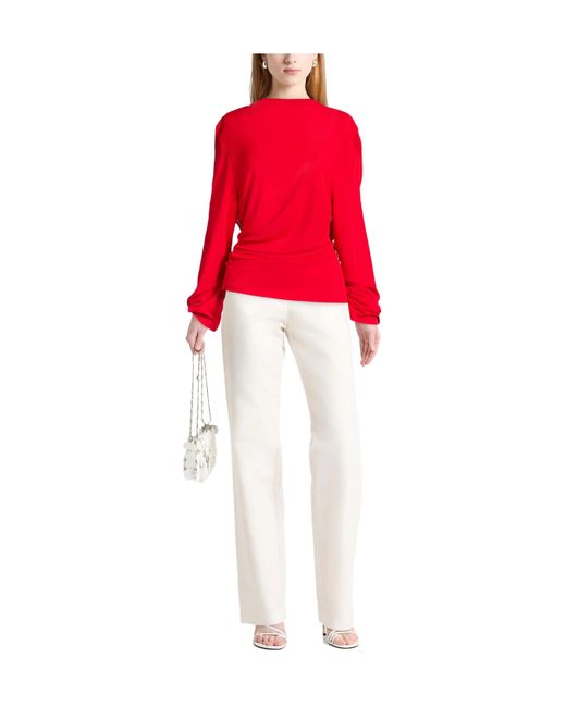 Jacquemus Red Solid Colour Tops