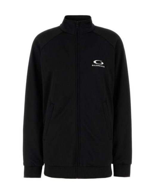 Balenciaga Black Back Cut-Out Tracksuit Jacket