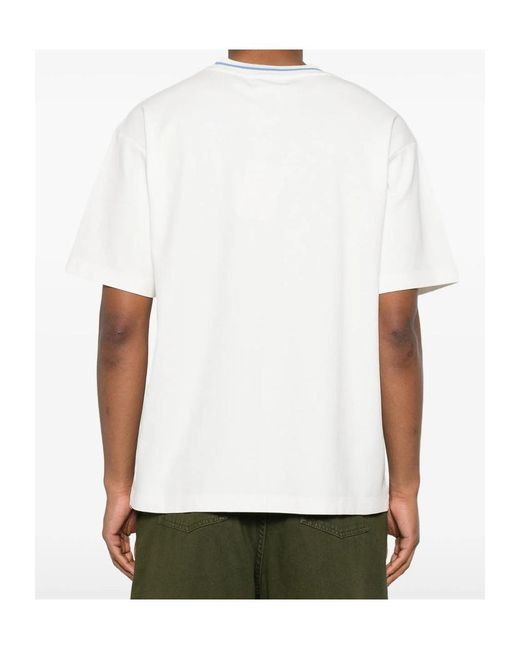 Drole de Monsieur White Short-Sleeved T-Shirt for men