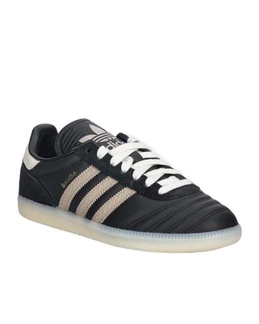 Adidas Originals Black Samba Jp Lace-Up Sneakers for men