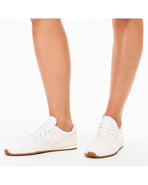 Prada White Low-Top Trainers