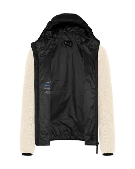 Montura Black Quilted Fleece-Texture Jacket