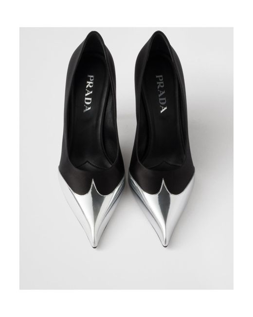 Prada Black Pointed Toe Slip-On Pumps