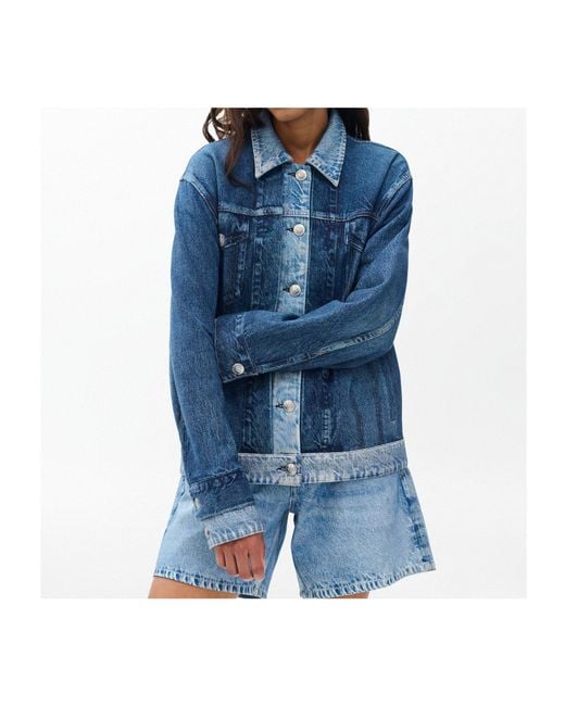 Rag & Bone Blue Long-Sleeved Jacket