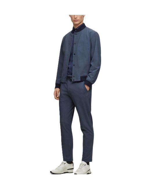 Boss Blue Classic Casual Jacket for men