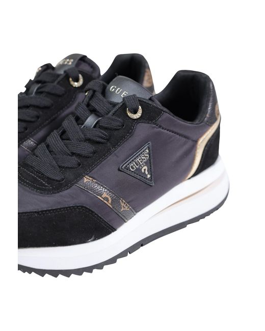 Guess Blue Lace-Up Casual Sneakers