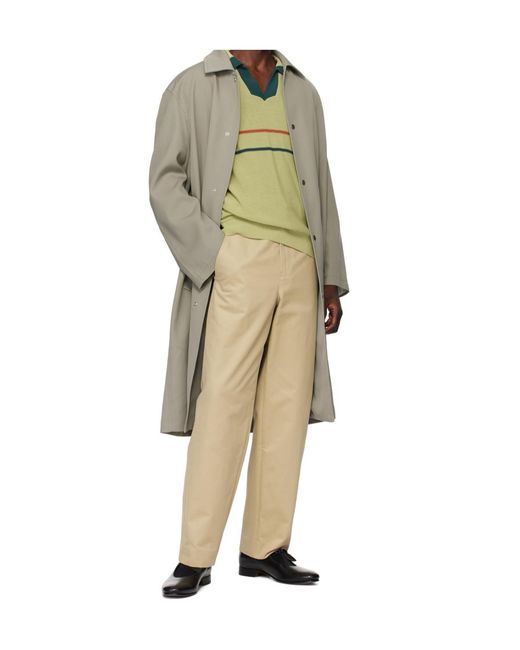 Bode Green Palmer Knitted Polo Shirt for men